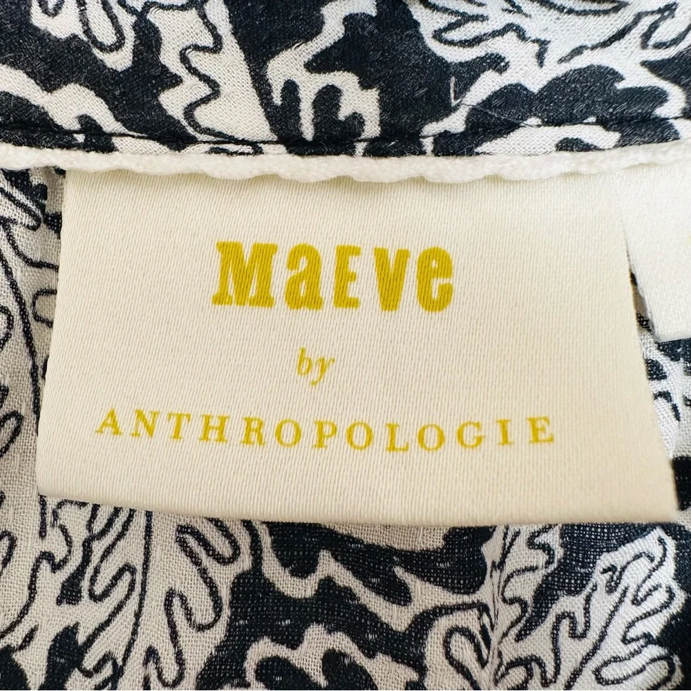 Maeve by Anthropologie Marya Tiered Boho Floral Paisley Lightweight Maxi Dress